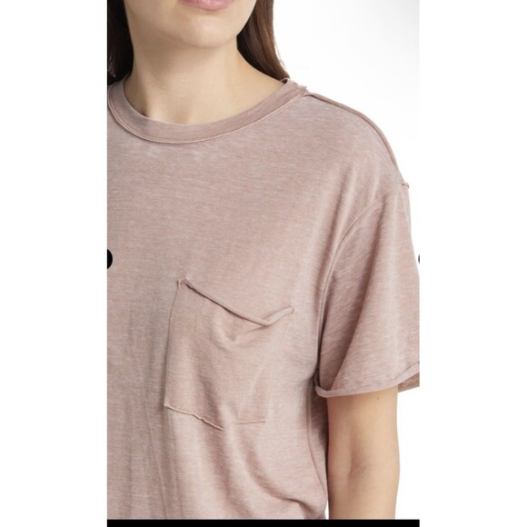 Free People We The Free Vella T-Shirt - Strawberry Roan Medium Slouchy Baggy - Picture 10 of 11